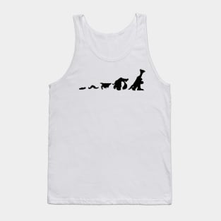 Ice Age Sid the Sloth Evolution Black Tank Top